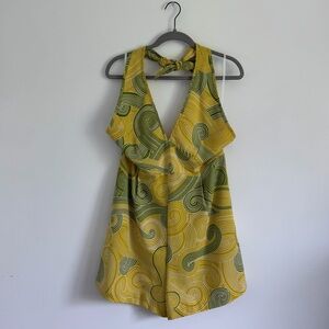 Large manuhealii halter romper